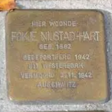 Struikelsteen voor Fokje Nijstad-Hart