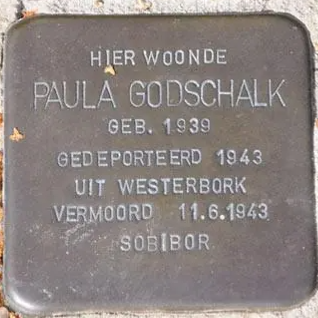 Struikelsteen voor Paula Godschalk