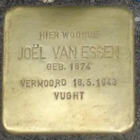 Struikelsteen voor Joël van Essen
