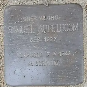 Struikelsteen voor Samuel Appelboom