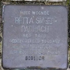Struikelsteen voor Betta Smeer-Pagrach