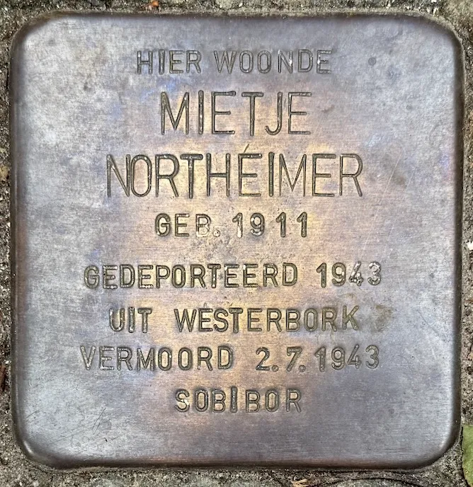 Struikelsteen voor Mietje Northeimer