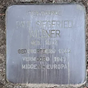 Struikelsteen voor Paul Siegfried Willner
