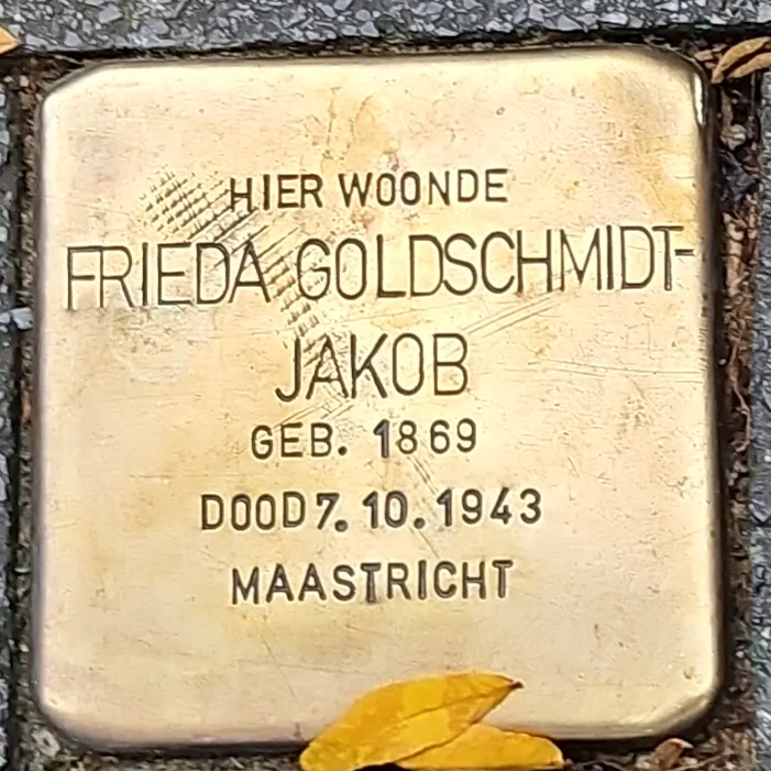 Struikelsteen voor Frieda Goldschmidt-Jacob