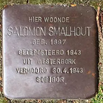 Struikelsteen voor Salomon Smalhout