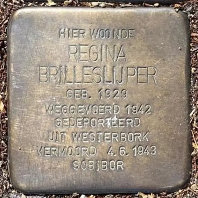 Struikelsteen voor Regina Brilleslijper