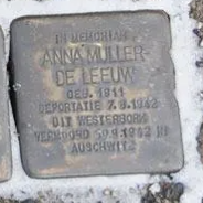Struikelsteen voor Anna Muller-de Leeuw