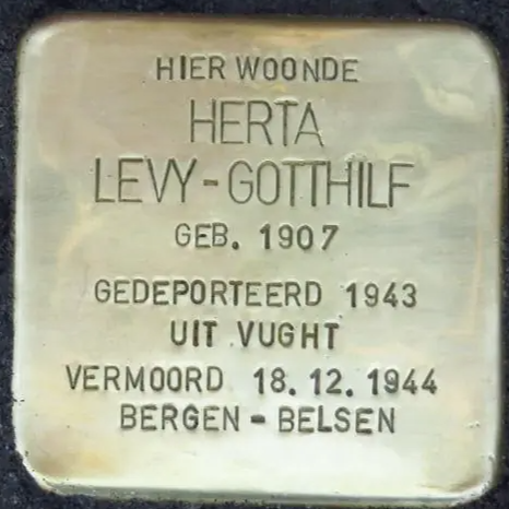 Struikelsteen voor Herta Levy-Gotthilf