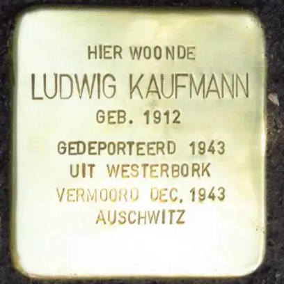 Struikelsteen voor Ludwig Kaufmann
