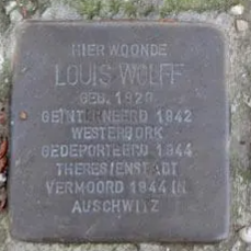 Struikelsteen voor Louis Wolff