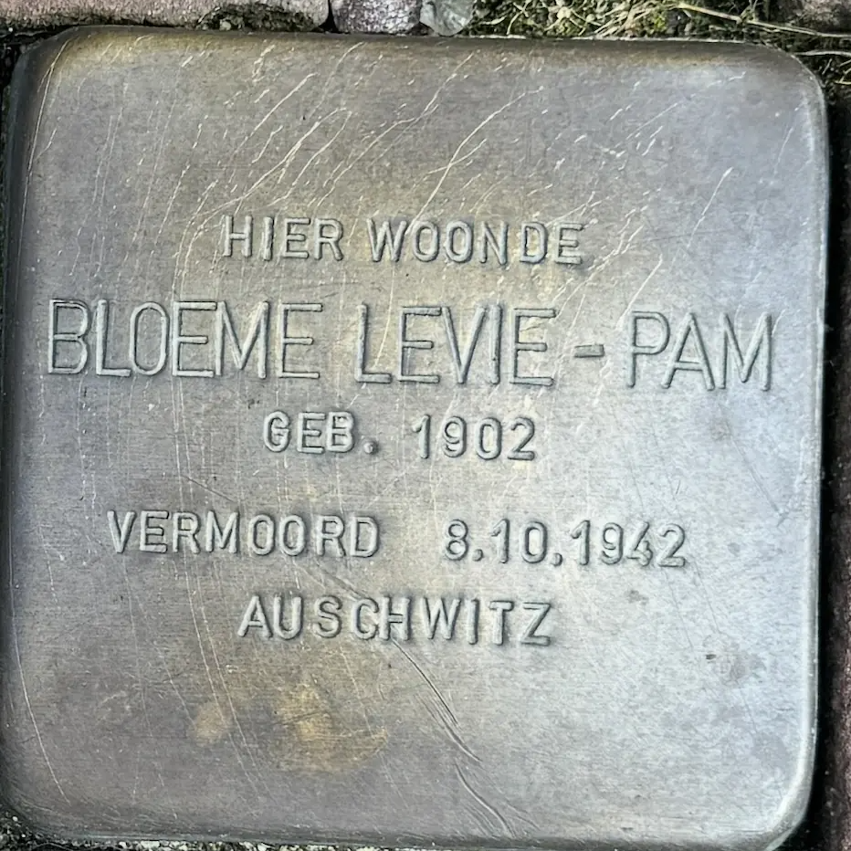 Struikelsteen voor Bloeme Levie-Pam