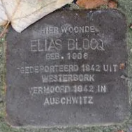 Struikelsteen voor Elias Blocq