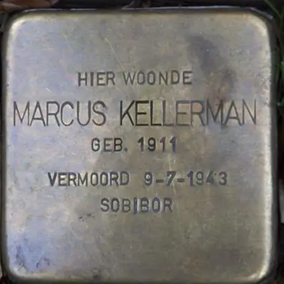 Struikelsteen voor Marcus Kellerman