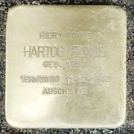 Struikelsteen voor Hartog Elkus