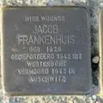 Struikelsteen voor Jacob Frankenhuis