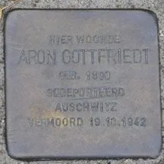 Struikelsteen voor Aron Gottfriedt