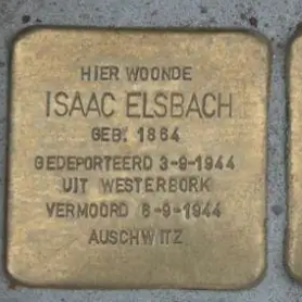Struikelsteen voor Isaac Elsbach