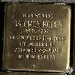Struikelsteen voor Salomon Kober