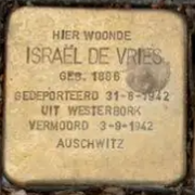 Struikelsteen voor Israël de Vries