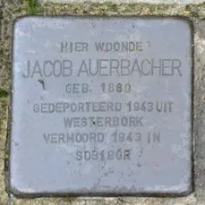 Struikelsteen voor Jacob Auerbacher
