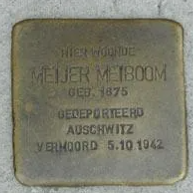 Struikelsteen voor Meijer Meiboom