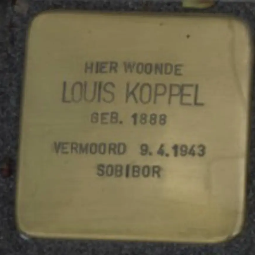 Struikelsteen voor Louis Koppel