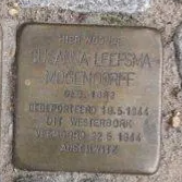 Struikelsteen voor Susanna Leefsma-Mogendorff