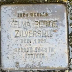 Struikelsteen voor Zelma Bertie Zilversmit