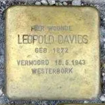 Struikelsteen voor Leopold Davids