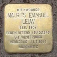 Struikelsteen voor Maurits Emanuel Leuw