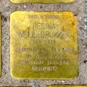 Struikelsteen voor Regina Weijl-Drukker