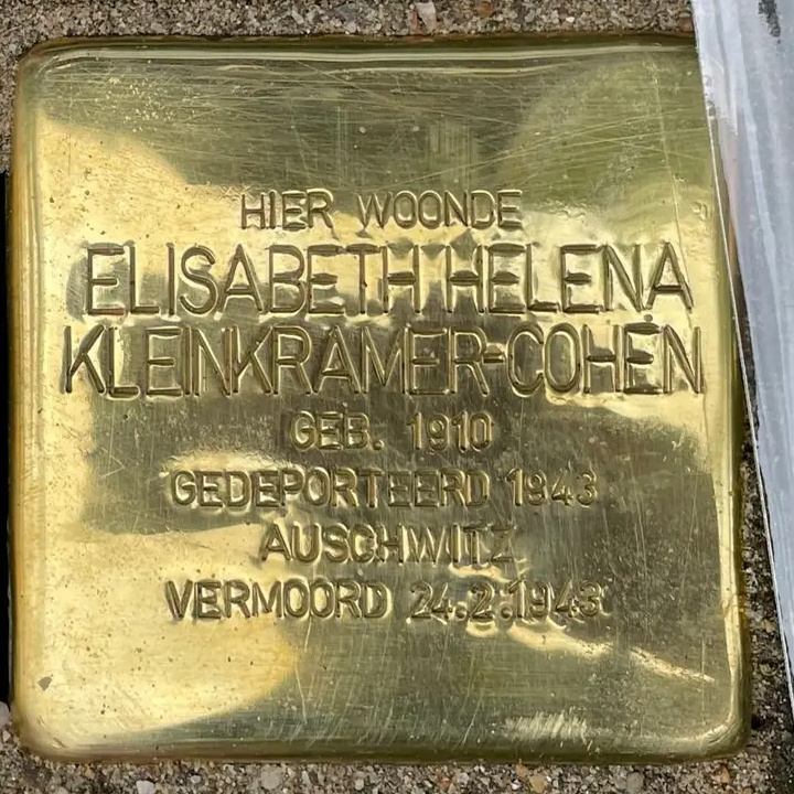 Struikelsteen voor Elisabeth Helena Kleinkramer-Cohen