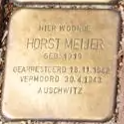 Struikelsteen voor Horst Meijer