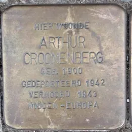 Struikelsteen voor Arthur Croonenberg