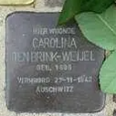 Struikelsteen voor Carolina ten Brink-Weijel