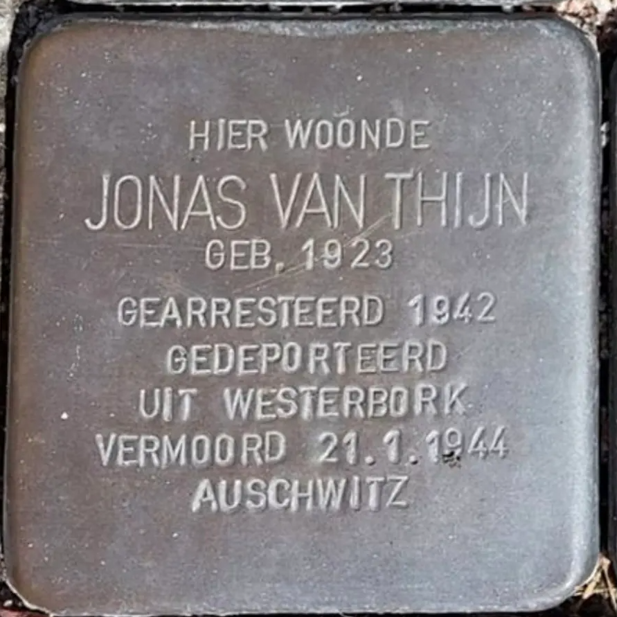Struikelsteen voor Jonas van Thijn
