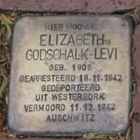 Struikelsteen voor Elisabeth Godschalk-Levie