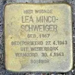 Struikelsteen voor Lea Minco-Schweiger