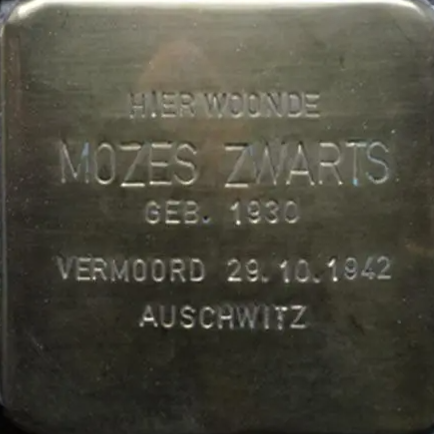 Struikelsteen voor Mozes Zwarts