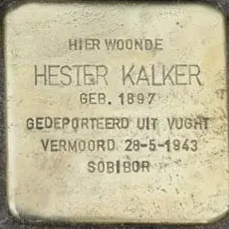 Struikelsteen voor Hester Kalker