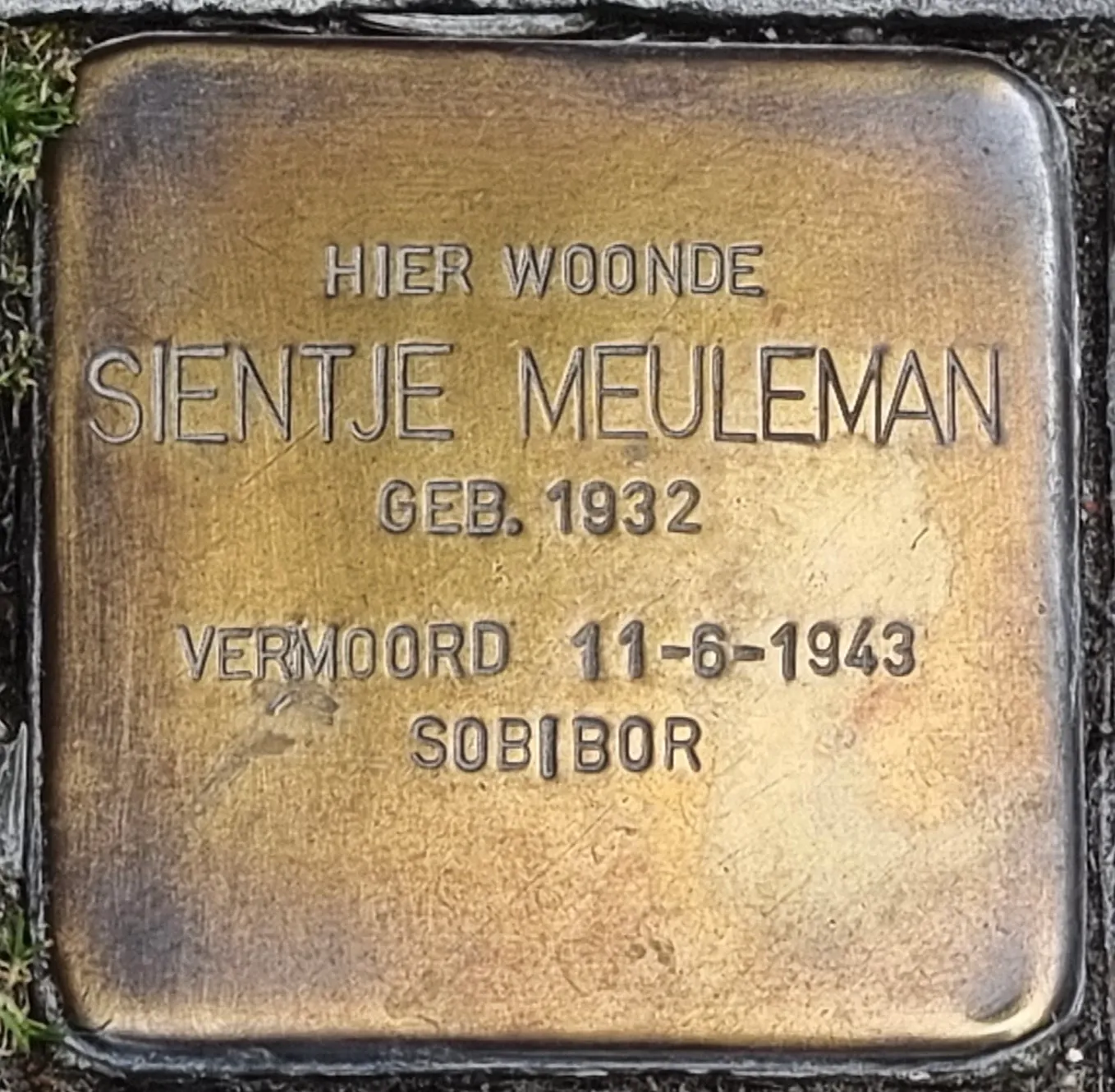 Struikelsteen voor Sientje Meuleman