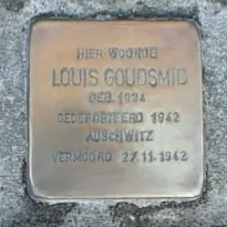 Struikelsteen voor Louis Goudsmid