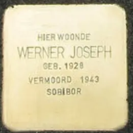 Struikelsteen voor Werner Joseph