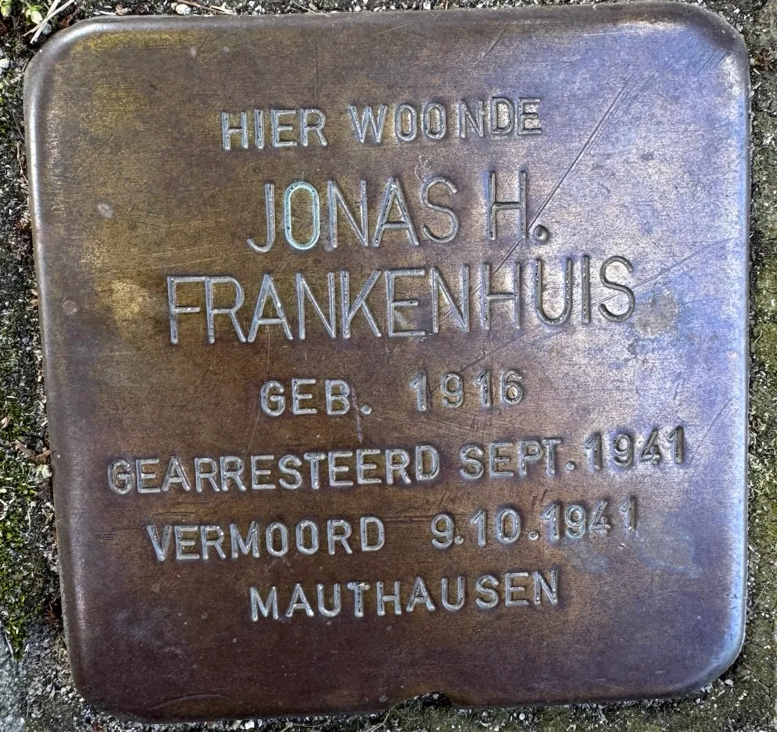 Struikelsteen voor Jonas Heiman Frankenhuis