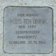 Struikelsteen voor Koos ten Brink