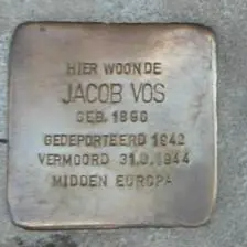 Struikelsteen voor Jacob Vos