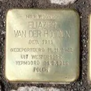 Struikelsteen voor Eliazer van der Hoeden