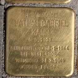 Struikelsteen voor Nathan Gabriel Kahn