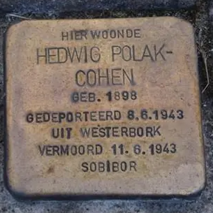 Struikelsteen voor Hedwig Polak-Cohen