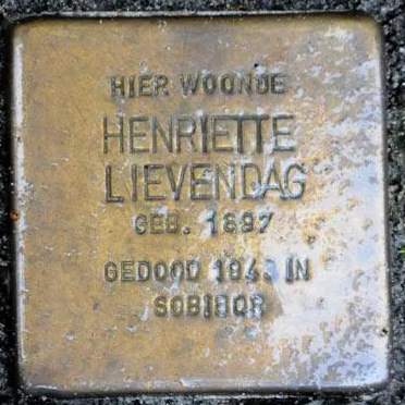 Struikelsteen voor Henriette Lievendag